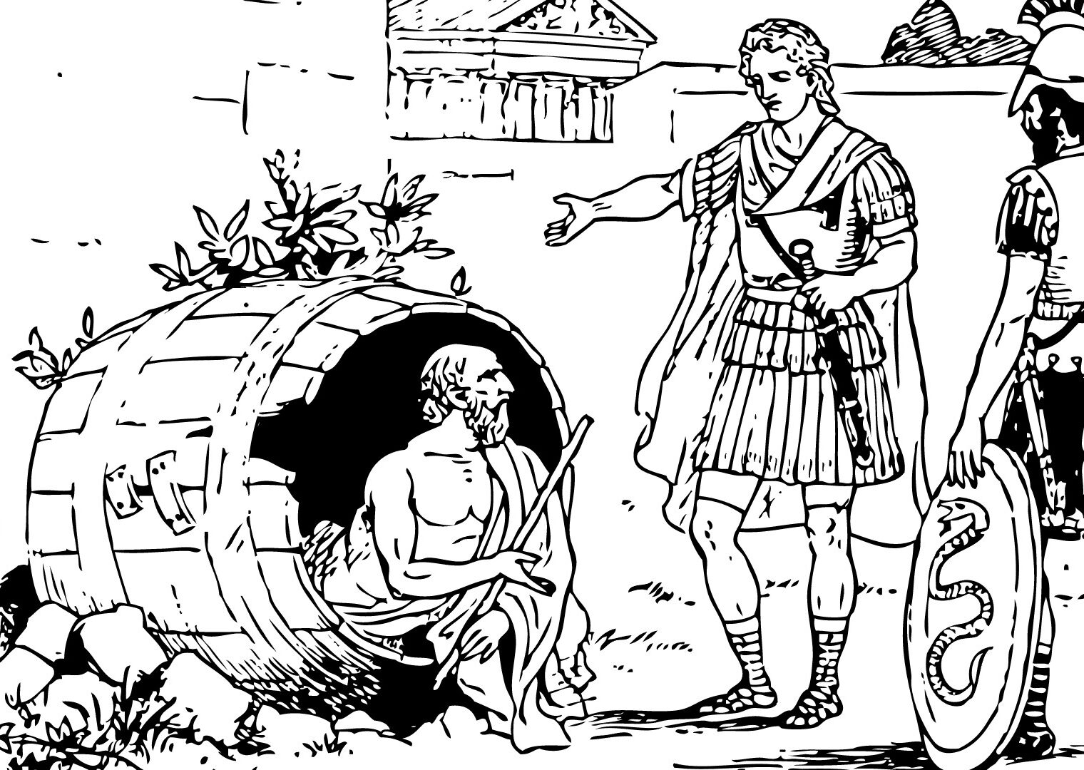 Fiktives Battle: Diogenes vs Edgar Wasser
